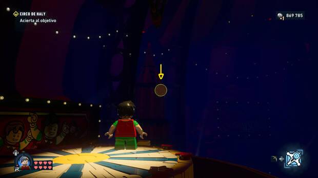 LEGO Batman: El Legado del Caballero Oscuro - Localización del trofeo de la Batcueva Moneda 01 en la misión Dos Caras