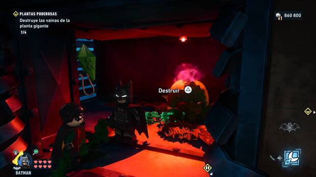 LEGO Batman: El Legado del Caballero Oscuro - Localizaci�n del trofeo de la Batcueva Cometa 05 en la misi�n Kite Man
