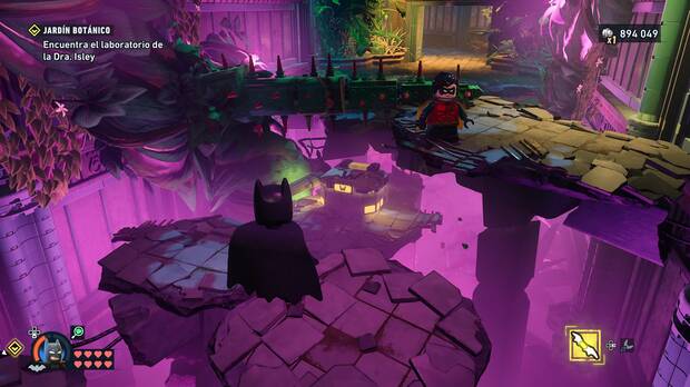 LEGO Batman: El Legado del Caballero Oscuro - Localizaci�n del dep�sito de WayneTech 04 en la misi�n Hiedra Venenosa