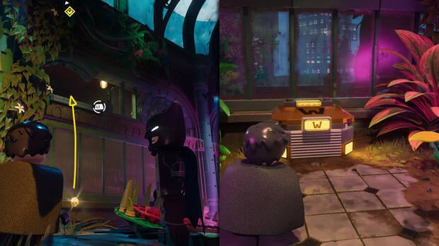 LEGO Batman: El Legado del Caballero Oscuro - Localizaci�n del dep�sito de WayneTech 05 en la misi�n Hiedra Venenosa