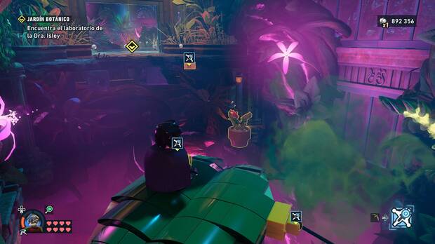 LEGO Batman: El Legado del Caballero Oscuro - Localizaci�n del trofeo de la Batcueva Venus atrapamoscas 03 en la misi�n Hiedra Venenosa