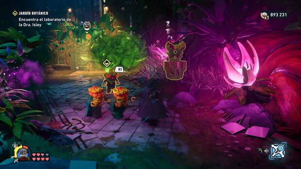 LEGO Batman: El Legado del Caballero Oscuro - Localizaci�n del trofeo de la Batcueva Venus atrapamoscas 04 en la misi�n Hiedra Venenosa