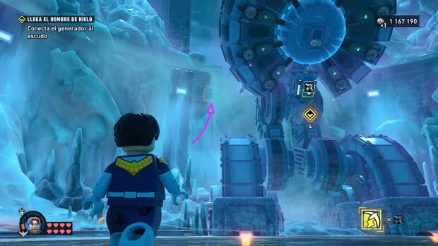 LEGO Batman: El Legado del Caballero Oscuro - Localizaci�n del trofeo de la Batcueva Globo de nieve 01 en la misi�n Mr. Freeze