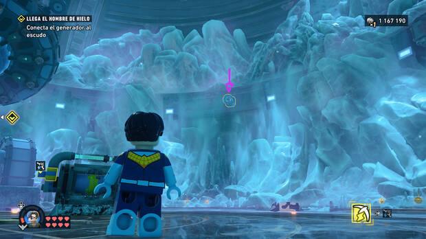 LEGO Batman: El Legado del Caballero Oscuro - Localizaci�n del trofeo de la Batcueva Globo de nieve 04 en la misi�n Mr. Freeze
