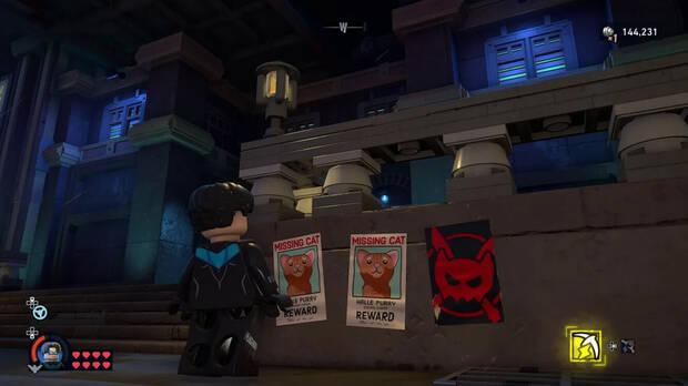 LEGO Batman: El Legado del Caballero Oscuro - Detalle oculto: Carteles de Halle Purry