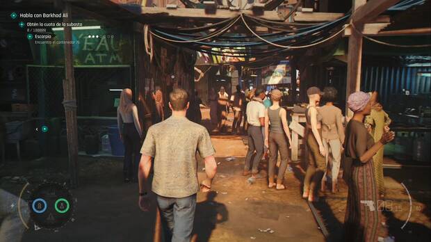 007 First Light - El pasado nunca muere; calle que lleva hasta la zona del foso de combate en el mercado negro