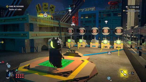 LEGO Batman: El Legado del Caballero Oscuro - C�mo resolver el puzle del acertijo de Cluemaster 01 en Oeste de Old Gotham