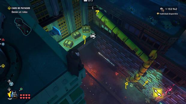LEGO Batman: El Legado del Caballero Oscuro - C�mo resolver el puzle del acertijo de Riddler 05 en Oeste de Old Gotham
