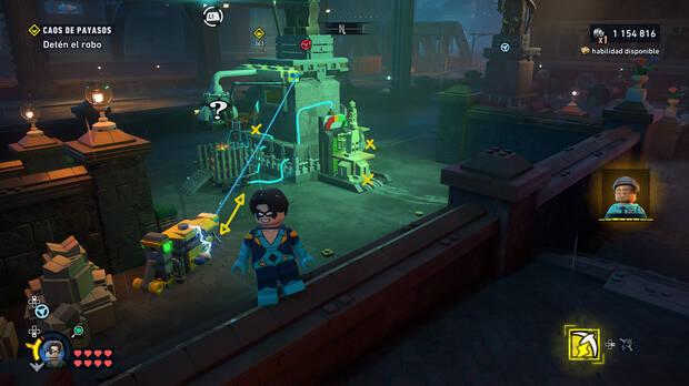 LEGO Batman: El Legado del Caballero Oscuro - C�mo resolver el puzle del acertijo de Riddler 06 en Oeste de Old Gotham