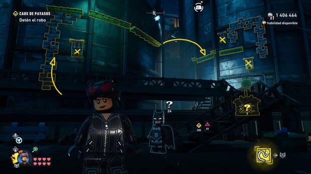 LEGO Batman: El Legado del Caballero Oscuro - C�mo resolver el puzle del acertijo de Riddler 02 en Sur del Cauldron