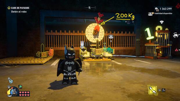 LEGO Batman: El Legado del Caballero Oscuro - C�mo resolver el puzle del acertijo de Cluemaster 05 en Sur del Cauldron
