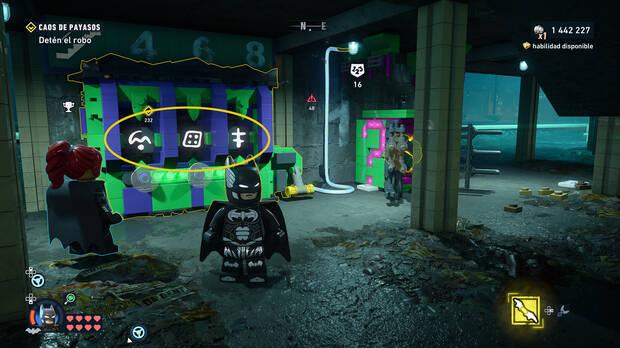 LEGO Batman: El Legado del Caballero Oscuro - C�mo resolver el puzle del acertijo de Riddler 04 en Sur del Cauldron