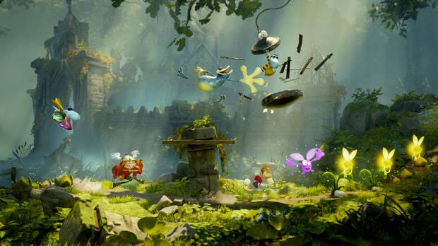 El dibujo de Rayman Legends da paso a escenarios tridimensionales repletos de detalles y con una iluminación preciosa.
