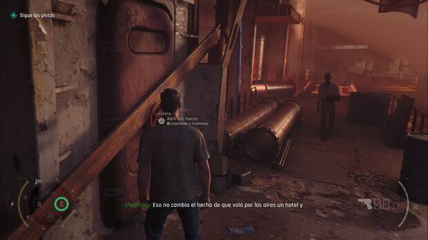 007 First Light - El pasado nunca muere; puerta bloqueada que se puede abrir con la ayuda de Greenway