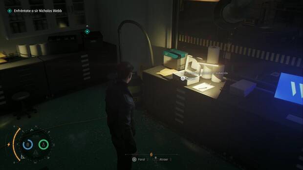 007 First Light - Sin invitación; ubicación de la tarjeta que permite abrir la sala donde se encuentran el Relicario de Murto