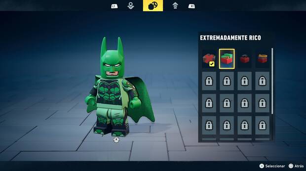 LEGO Batman: El Legado del Caballero Oscuro - C�mo personalizar la apariencia de los personajes