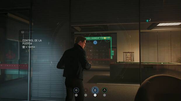007 First Light - Ocaso del caballero; puerta doble que se puede piratear para que Greenway pase por ella despu�s de cruzar los salientes de las cascadas