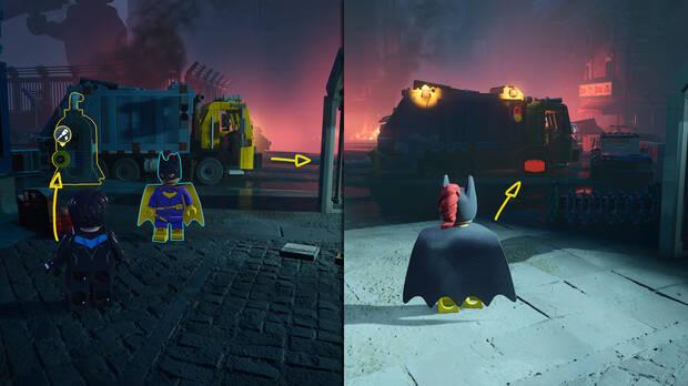 LEGO Batman: El Legado del Caballero Oscuro - Localizaci�n y c�mo conseguir el ladrillo rojo Murci�lagos