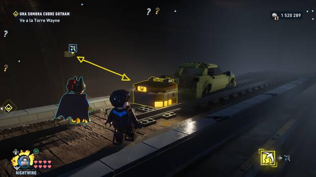 LEGO Batman: El Legado del Caballero Oscuro - Localizaci�n del dep�sito de WayneTech 04 en la misi�n Regreso de la Liga de las Sombras