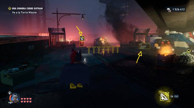 LEGO Batman: El Legado del Caballero Oscuro - Localizaci�n del dep�sito de WayneTech 05 en la misi�n Regreso de la Liga de las Sombras