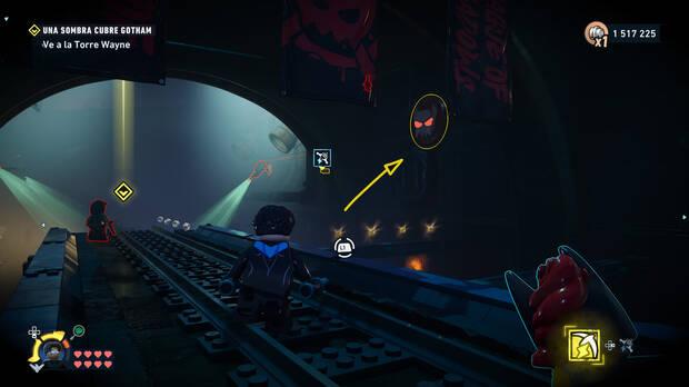 LEGO Batman: El Legado del Caballero Oscuro - Localizaci�n del trofeo de la Batcueva Estandarte de la Liga 03 en la misi�n Regreso de la Liga de las Sombras