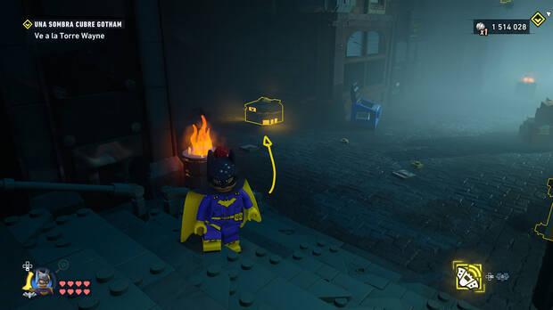 LEGO Batman: El Legado del Caballero Oscuro - Localizaci�n del dep�sito de WayneTech 01 en la misi�n Regreso de la Liga de las Sombras