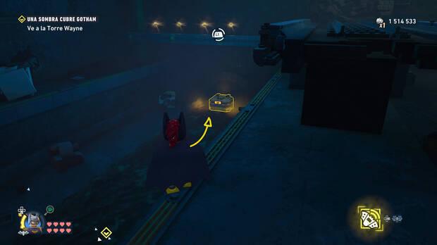 LEGO Batman: El Legado del Caballero Oscuro - Localizaci�n del dep�sito de WayneTech 03 en la misi�n Regreso de la Liga de las Sombras
