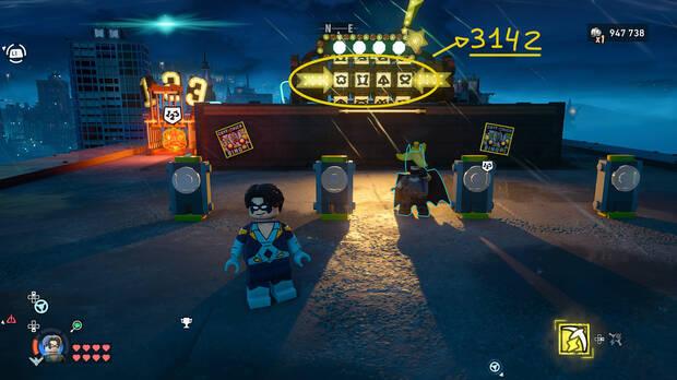 LEGO Batman: El Legado del Caballero Oscuro - Cómo resolver el puzle del acertijo de Cluemaster 03 en Newtown