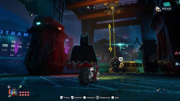 LEGO Batman: El Legado del Caballero Oscuro - Cómo resolver el puzle del acertijo de Cluemaster 10 en Newtown