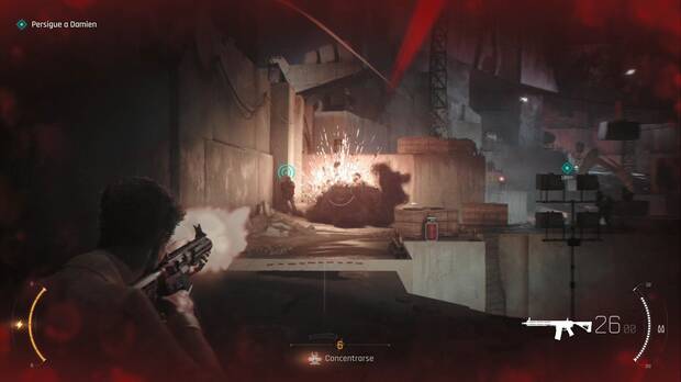 007 First Light - Tiempo para morir; objetivo enemigo marcado para disparar por Greenway