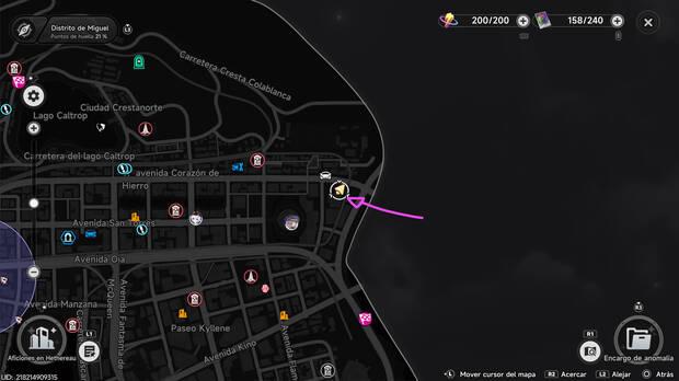 Neverness to Everness - Ubicaci�n en el mapa de las 4 cajas fuertes secretas de un edificio en obras