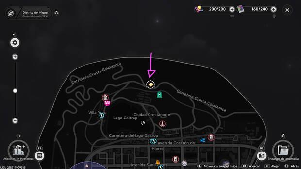 Neverness to Everness - Ubicaci�n en el mapa de las 2 cajas fuertes secretas del taller abandonado