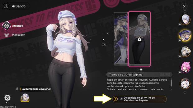Neverness to Everness - Requisitos para desbloquear nuevos atuendos de personajes