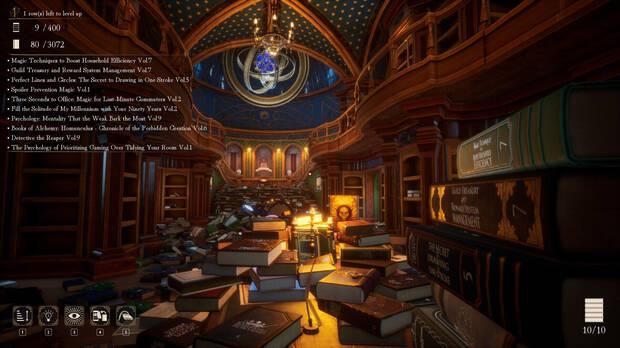 Librarian: Tidy Up the Arcane Library!