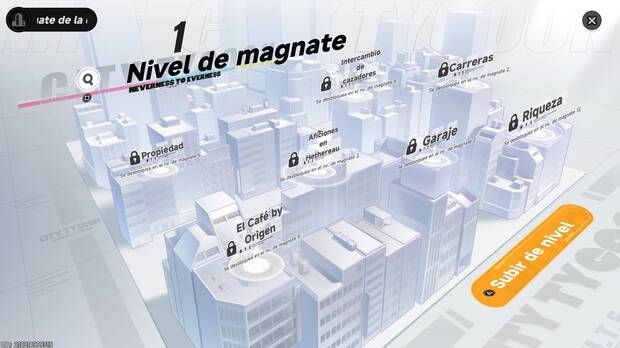 Neverness to Everness - Beneficios para desbloquear con el nivel de magnate de la ciudad