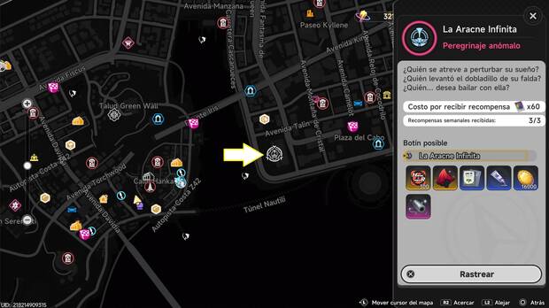 Neverness to Everness - Localización de la casa de subastas en el mapa