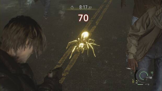 Resident Evil Requiem - Leon Debe Morir Para Siempre, ara�a dorada que da segundos extra