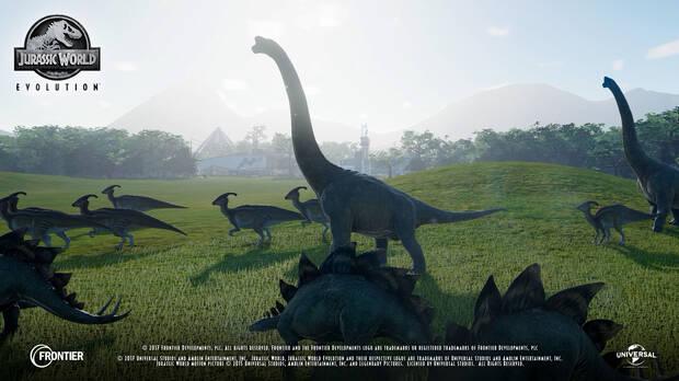 Los dinosaurios camparán a sus anchas por sus propios recintos y hábitats.