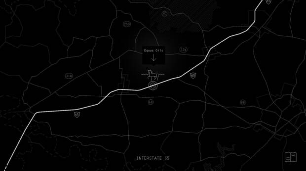 Las secciones en las que viajamos por carretera son breves y se basan en recorrer un mapa minimalista con una bonita ambientación sonora.