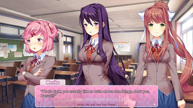 Captura de Doki Doki Literature Club!.