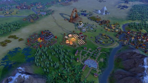 Gengis Kan ser el lder de Mongolia en Civilization VI: Rise and Fall Imagen 2