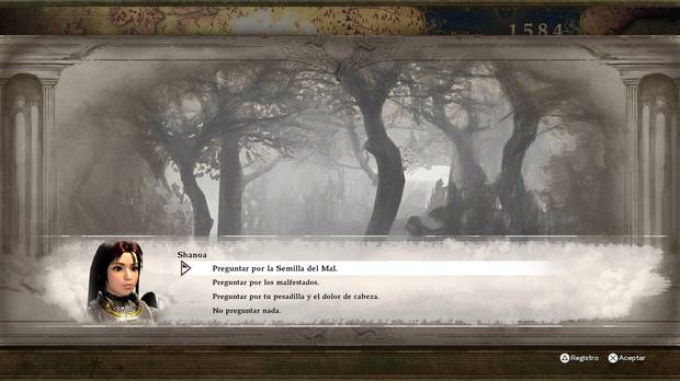 En Balanza de Almas la historia se nos narra como en una novela visual, permitiéndonos escoger nuestras respuestas y acciones en multitud de momentos.