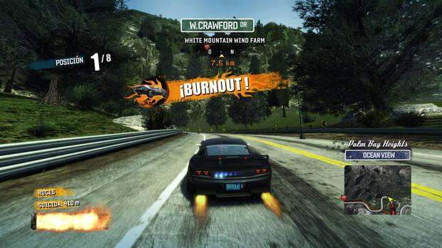 Aunque el mundo abierto nos distrae muchas veces de la esencia de la saga, ‘Burnout’ sigue estando aquí.