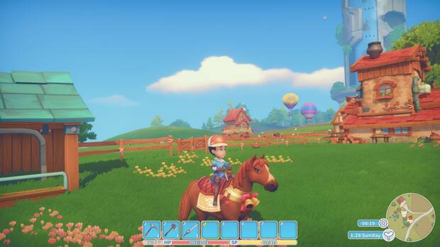 Captura de My Time at Portia, el juego gratis de hoy en Epic Games Store.