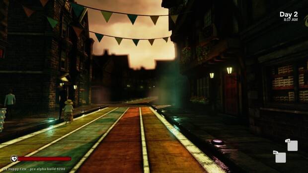 Para ser una prealfa, We Happy Few luce muy bien. Todas las pantallas que veis son nuestras, sacada de esta versión temprana.
