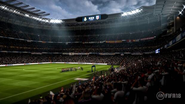 La ambientaci�n de los estadios ha mejorado mucho, tanto por una iluminaci�n m�s realista como por mayor cantidad de detalles.