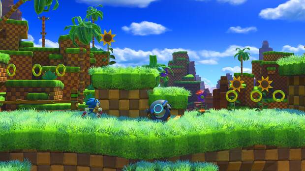 Las fases en 2D con el Sonic clásico serán muy parecidas a las que disfrutamos en 'Sonic Generations'.