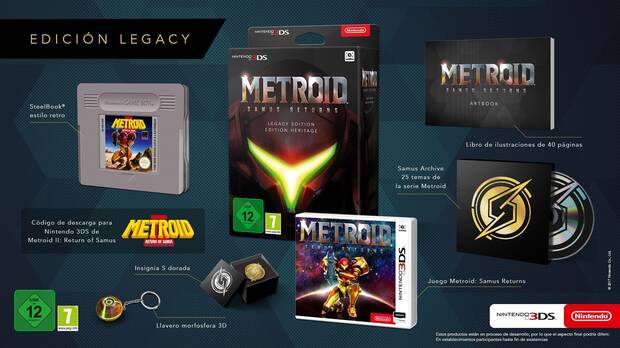 Metroid: Samus Returns presenta su edicin limitada Legacy Imagen 2