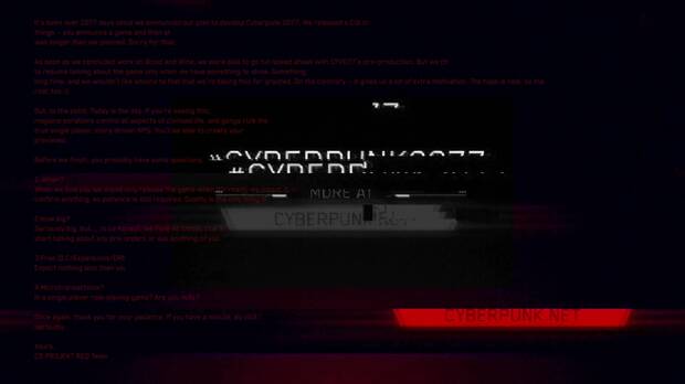 E3 2018: 'Dejamos la codicia a los demás', el mensaje oculto de Cyberpunk 2077 Imagen 3