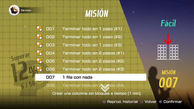 El modo misión es otra manera de aprender trucos útiles para tus partidas.